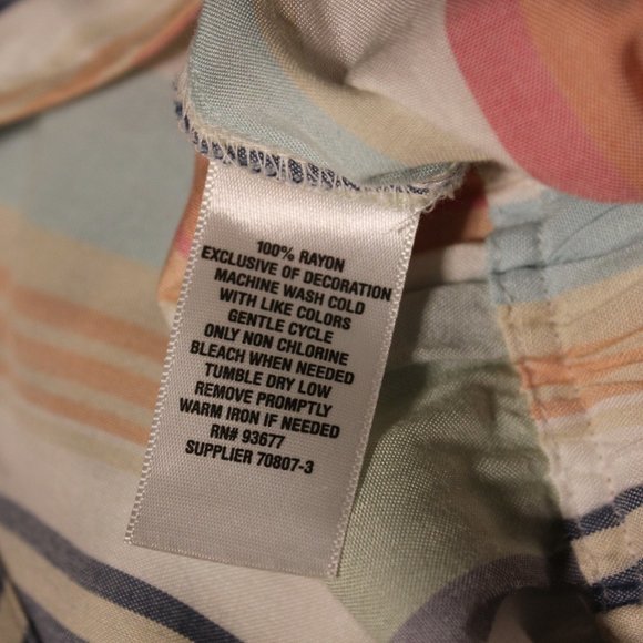 Peyton & Parker Striped Pastel Sleeveless Jumpsuit - Picture 8 of 8